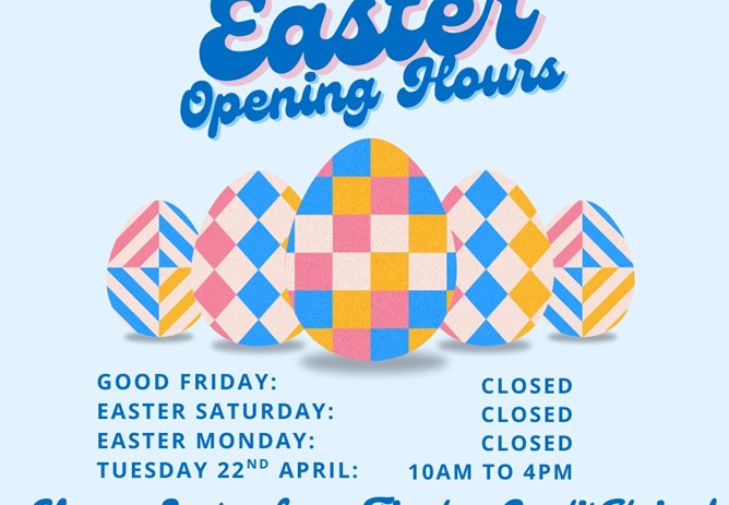 Easter Opening Hours 2025